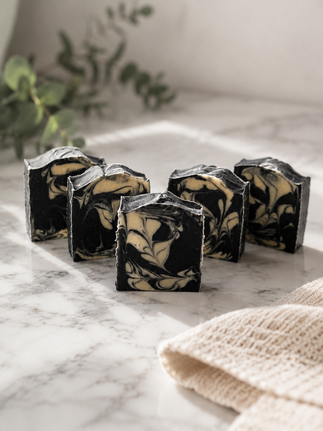 Detox | Charcoal and Kaolin Clay, Tea Tree Bar Soap- Midnight Tea