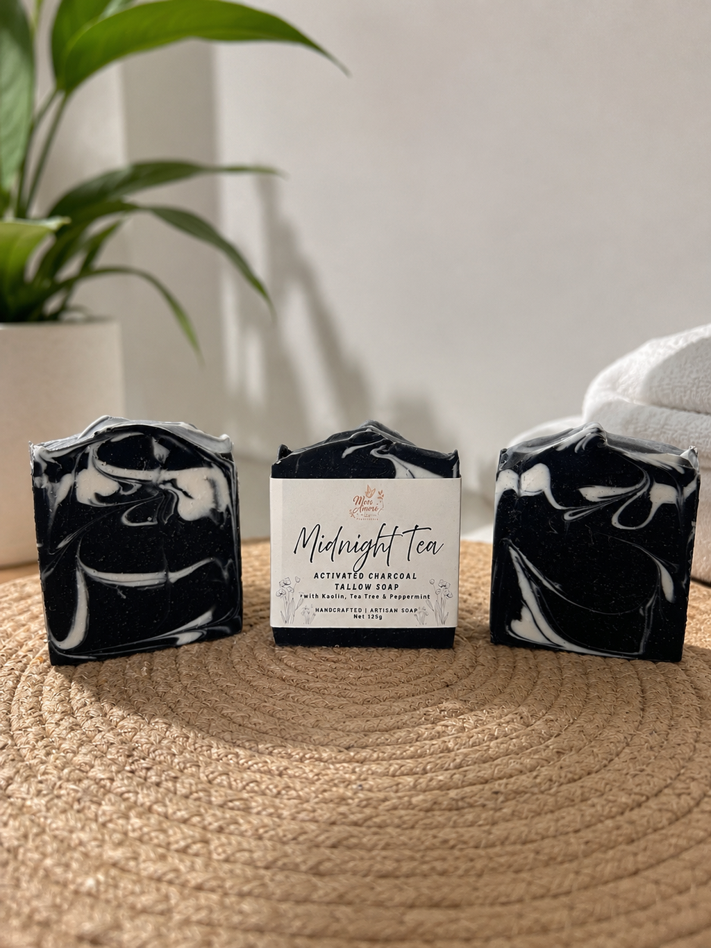 Detox | Activated Charcoal & Kaolin Clay Soap with Tea Tree & Peppermint